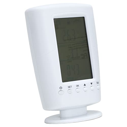 Smart Wireless Thermostat Outlet with LCD Display - High Precision Temperature Control, Energy Saving, Backlit for Easy Reading (120V US Plug) - Perfect for Mushroom Growing, Greenhouses & Home Temperature Regulation