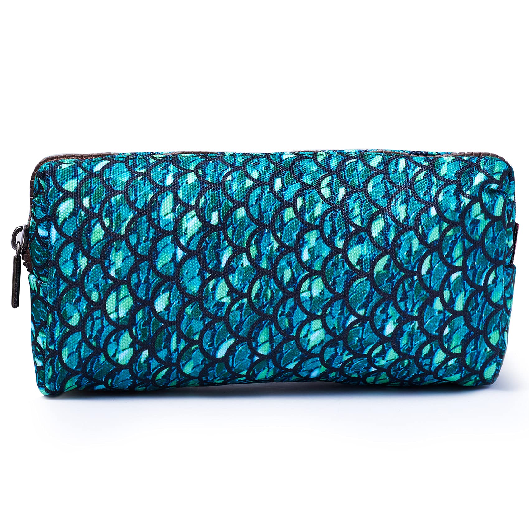 LParkin Mermaid Large Capacity Canvas Pencil Case - Waterproof School & Office Organizer for Pens, Makeup, Art Supplies - Perfect for Students, Artists & Travel Accessories Storage