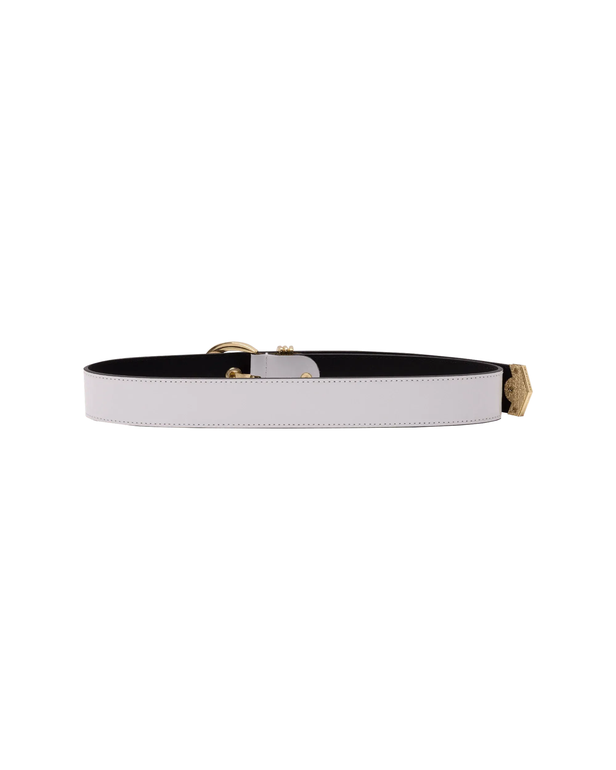Stylish Gold Logo D-Ring Belt for Men & Women - Fashionable Adjustable Waist Belt for Jeans, Pants & Dresses | Perfect for Casual & Formal Outfits