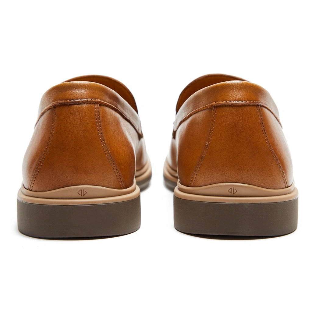 Premium Genuine Leather Loafers for Men - Comfortable Slip-On Shoes in Honey Brown | Ideal for Casual Wear, Office & Travel
