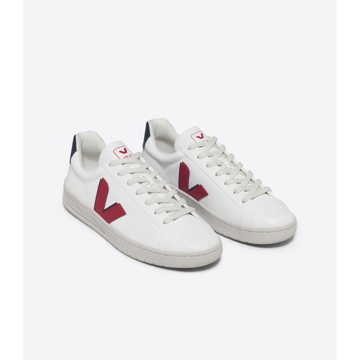 Veja Women's Urca CWL Sneakers - White Pekin Nautico | Sustainable Vegan Leather Casual Shoes for Women | Perfect for Everyday Wear & Eco-Friendly Fashion