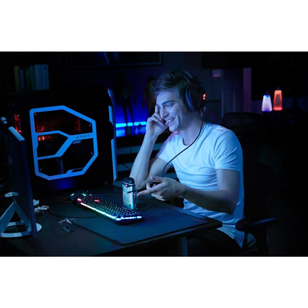 ASUS VGA NVIDIA Condenser Microphone with Cardioid/Stereo Pattern & AURA Sync RGB Lighting - Perfect for Streaming, Gaming, Podcasting & Voice Recording