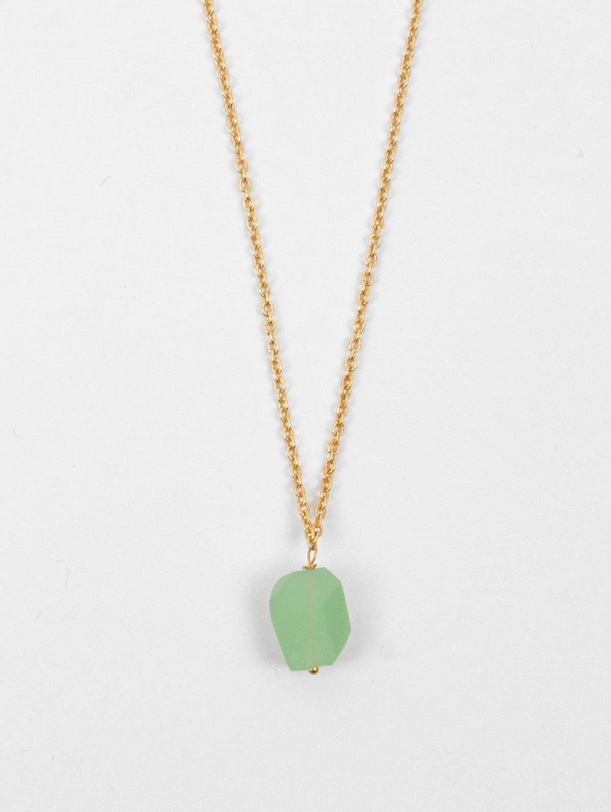 Natural Stone Pendant Necklace for Women - Handmade Solo Gemstone Jewelry with Assorted Crystals - Perfect for Meditation, Yoga & Spiritual Healing