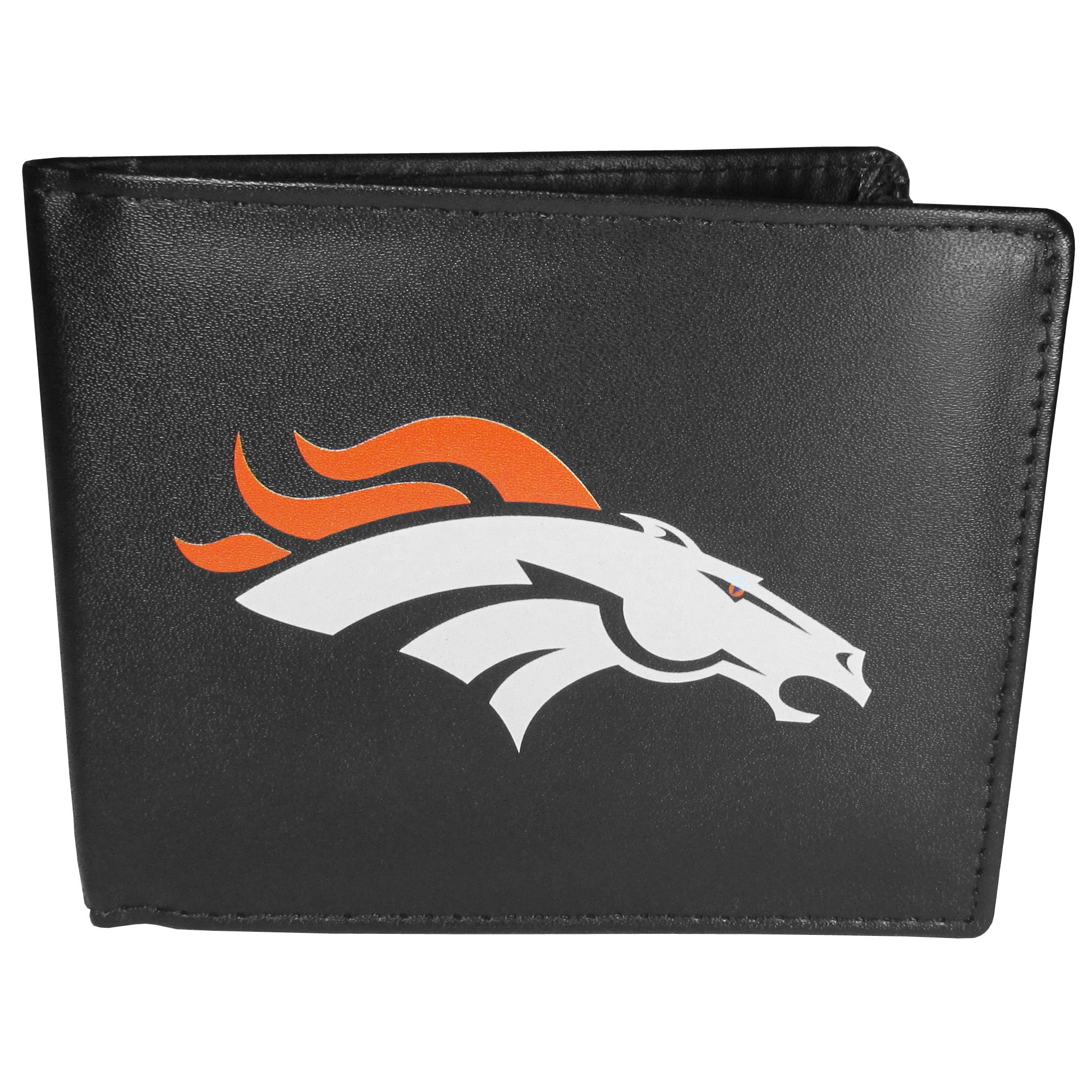 NFL Unisex Bi-fold Wallet with Large Logo - Stylish & Durable Leather Wallet for Men & Women - Perfect for Football Fans & Everyday Use