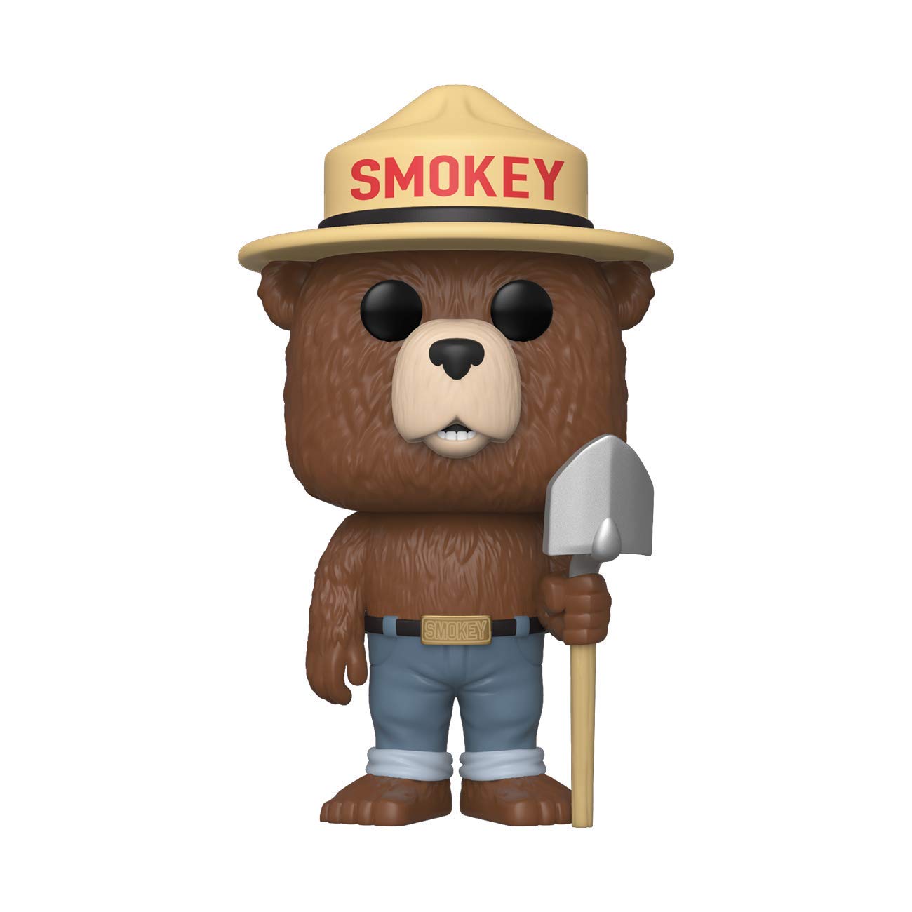 Smokey Bear Flocked Exclusive Collectible Figure - Perfect for Home Decor, Office Display, and Gift Giving