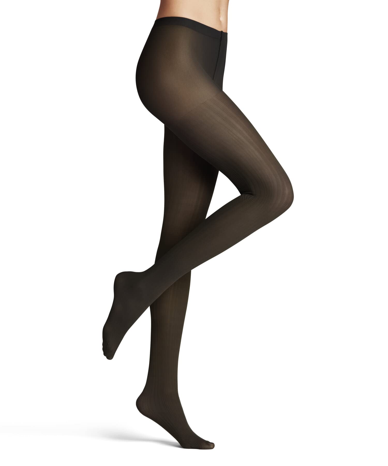 FALKE Women's Prime Rib 60 DEN Semi-Opaque Patterned Tights - 1 Pair for Work, Office & Everyday Comfort