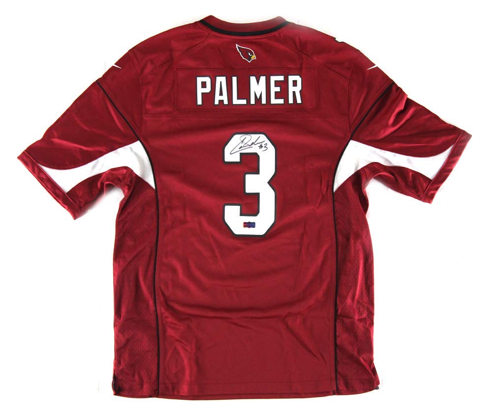 Carson Palmer Autographed Arizona Cardinals Red Football Jersey - Authentic Signed Memorabilia for NFL Fans, Collectors, and Sports Enthusiasts - Perfect for Man Cave, Game Room, or Gift for Football Lovers