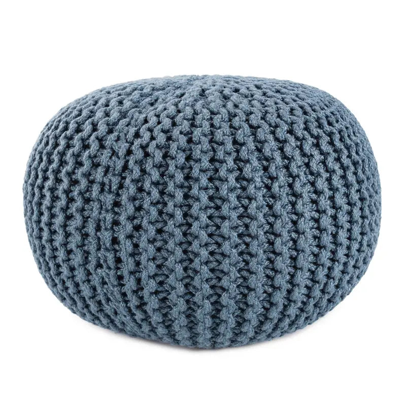 Jaipur Living Spectrum Rays Asilah Pouf - Stylish Moroccan-Inspired Ottoman for Living Room, Bedroom & Outdoor Decor - Perfect for Footrest, Extra Seating & Boho Home Accent