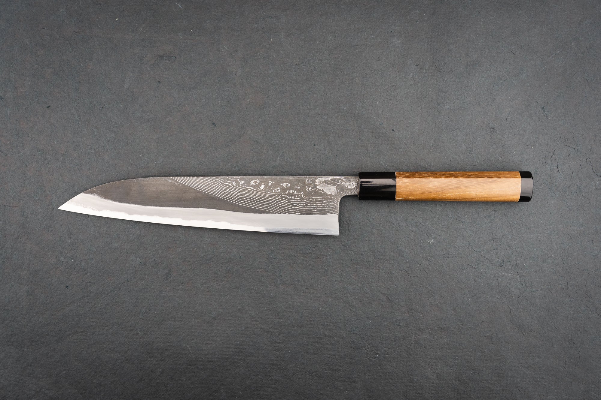 Premium Tsukasa Hinoura River Jump Gyuto 240mm Japanese Chef Knife - High Carbon Steel Blade for Professional Sushi, Sashimi & Meat Cutting - Perfect for Home Chefs & Culinary Enthusiasts