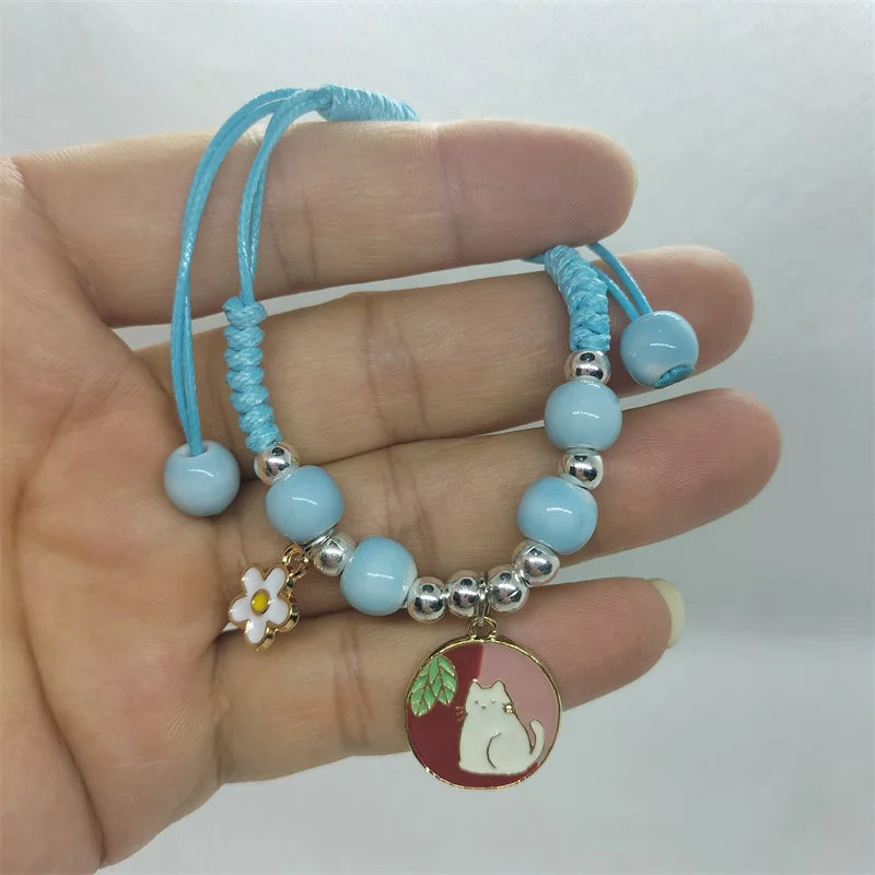 Stylish Animal Cat Bracelet for Girls - Trendy Handmade Jewelry Gift for Cat Lovers | Perfect for Parties, Gifts & Everyday Wear