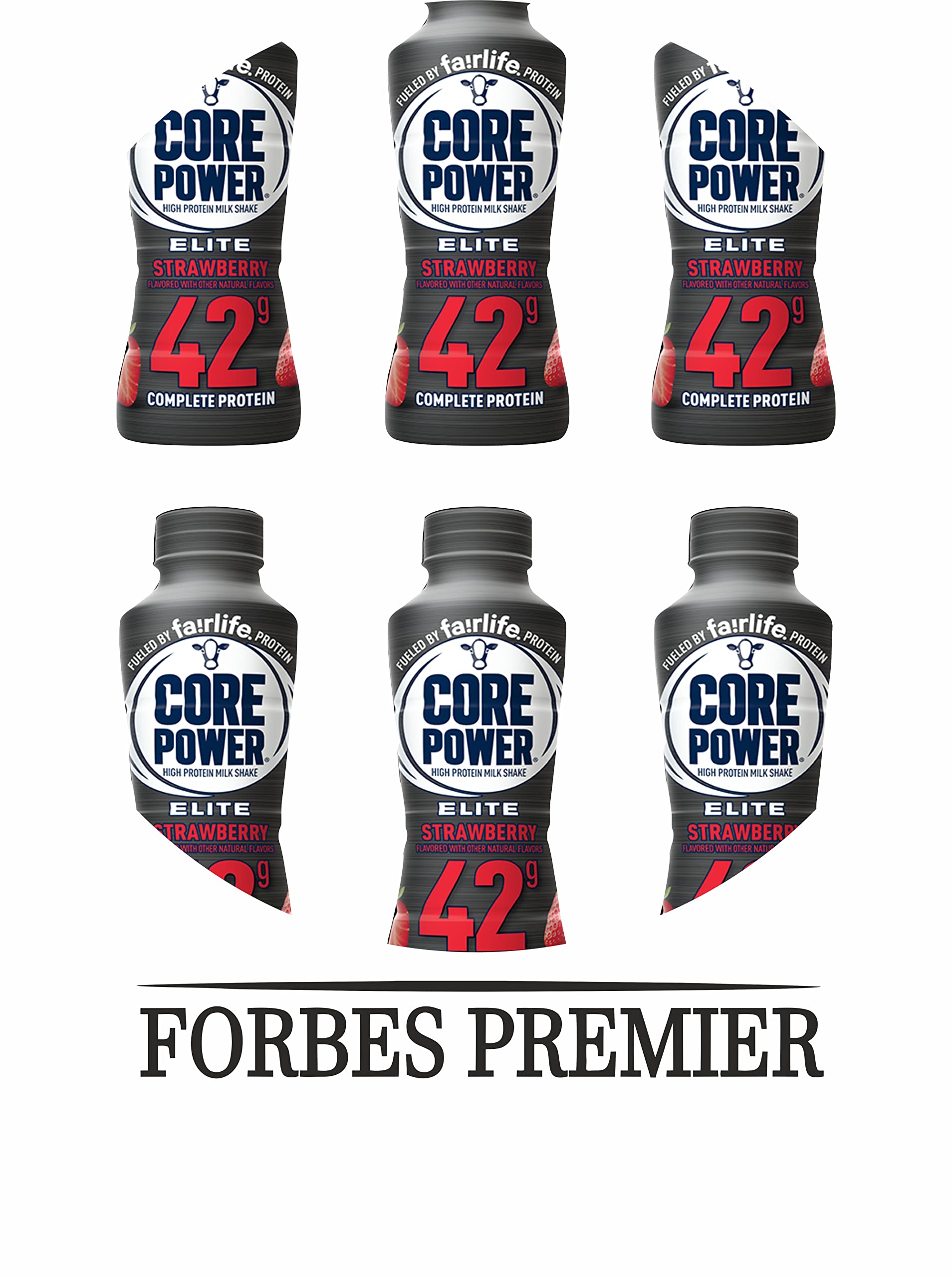 Fairlife Core Power Protein Shake - 42g Protein, 14 fl oz, Strawberry Flavor (Pack of 6) | Ready-to-Drink Protein Beverage for Post-Workout Recovery, Muscle Building & Healthy Snacking | High Protein Shake for Athletes, Gym & Active Lifestyle