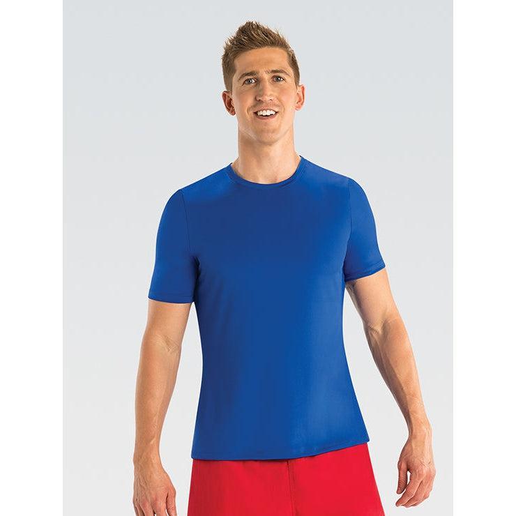 Dolfin Men's UPF 50+ Short Sleeve Rash Guard Swim Shirt - Sun Protection for Swimming, Surfing & Beach Activities