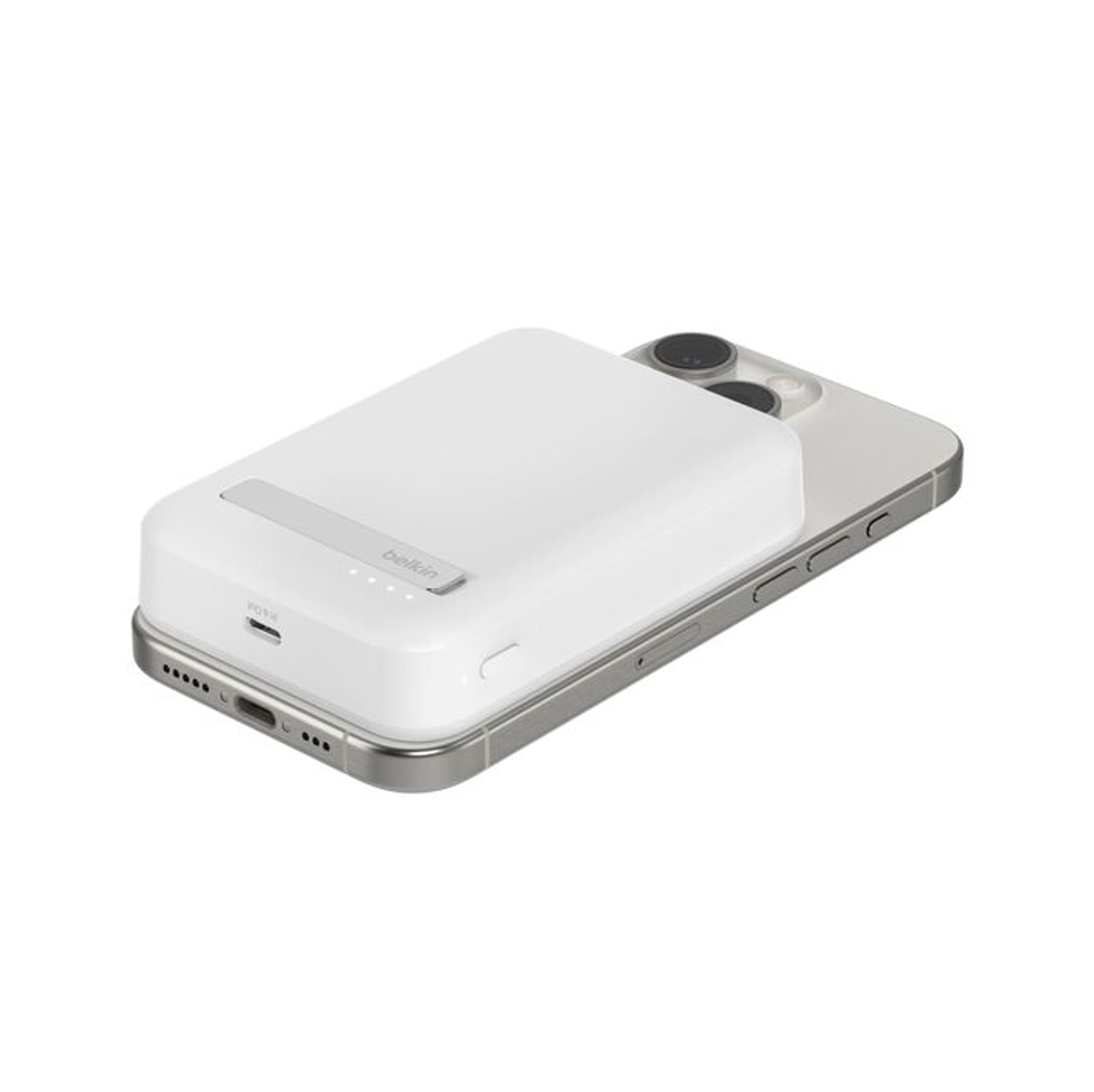 Belkin 10000mAh Qi2 Wireless Power Bank - Fast Charging Portable Battery Pack for iPhone, Samsung, AirPods - Perfect for Travel, Camping & Emergency Power Backup