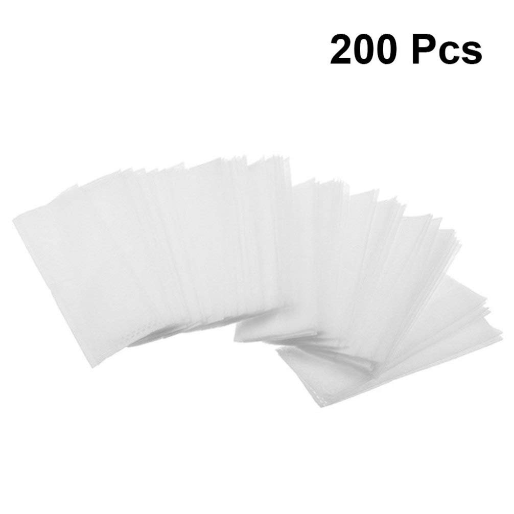 200PCS Non-Woven Nursery Bags - Breathable Fabric Plant Grow Pots for Seedlings, Vegetables & Herbs - Reusable Gardening Starter Bags (White, Size 2) - Perfect for Indoor/Outdoor Planting, Hydroponics & Greenhouse Use