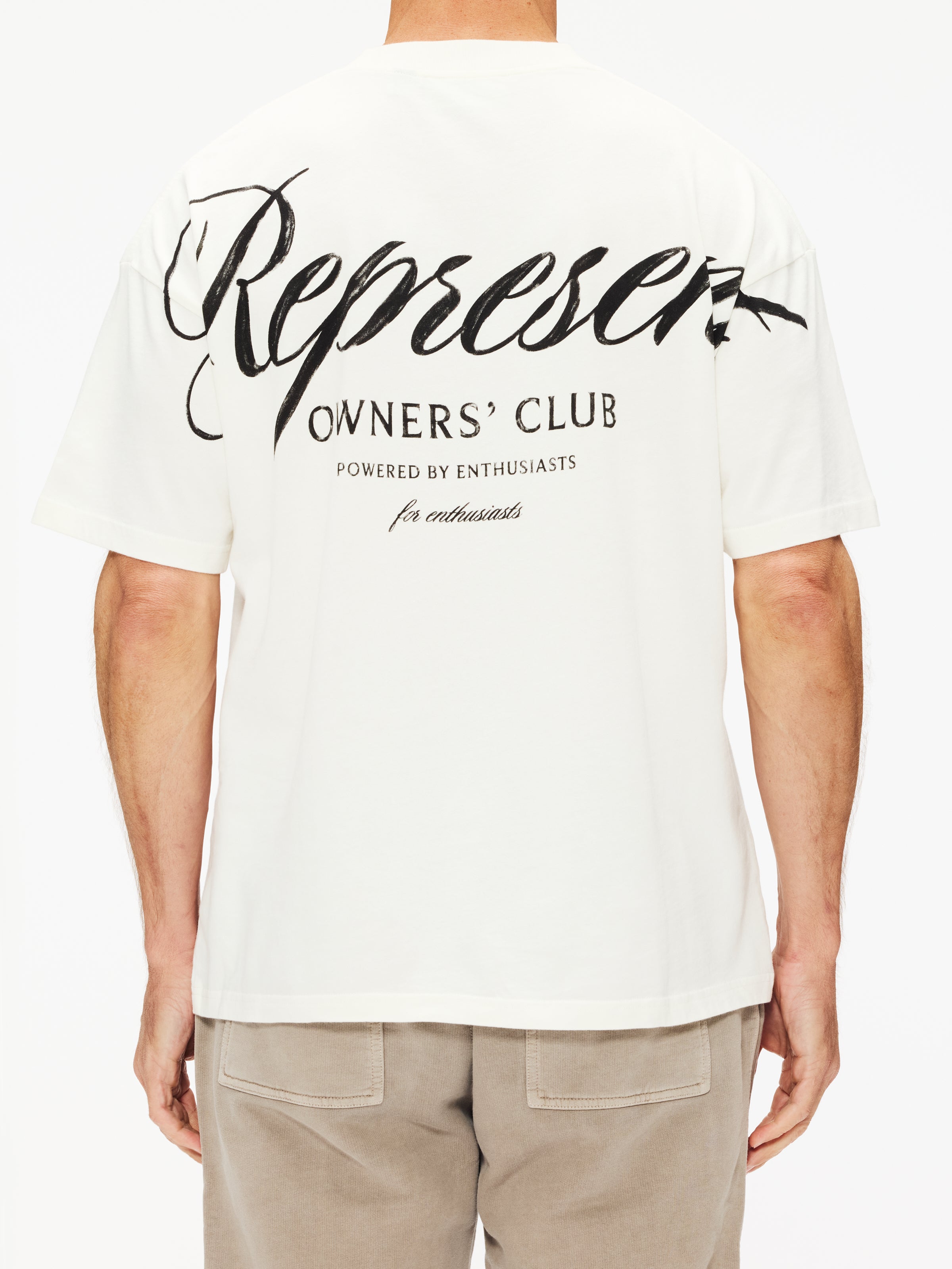 Represent Owners Club Script T-Shirt - Stylish Graphic Tee for Men & Women - Perfect for Casual Wear, Street Fashion & Everyday Outfits