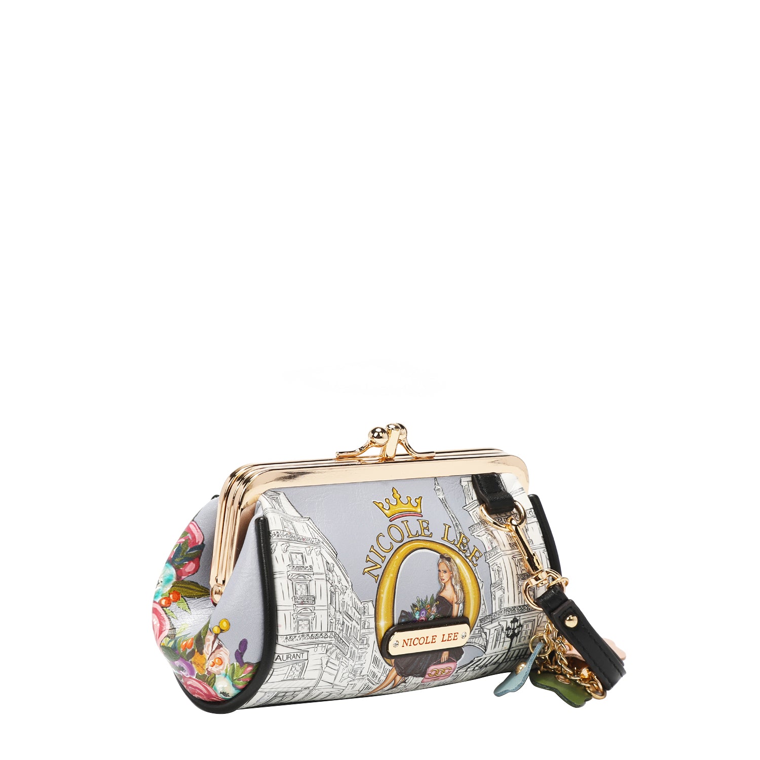 Mini Kiss Lock Coin Purse Wristlet - Small Leather Wallet for Women - Perfect for Coins, Cards & Cash - Ideal for Parties, Travel & Everyday Use