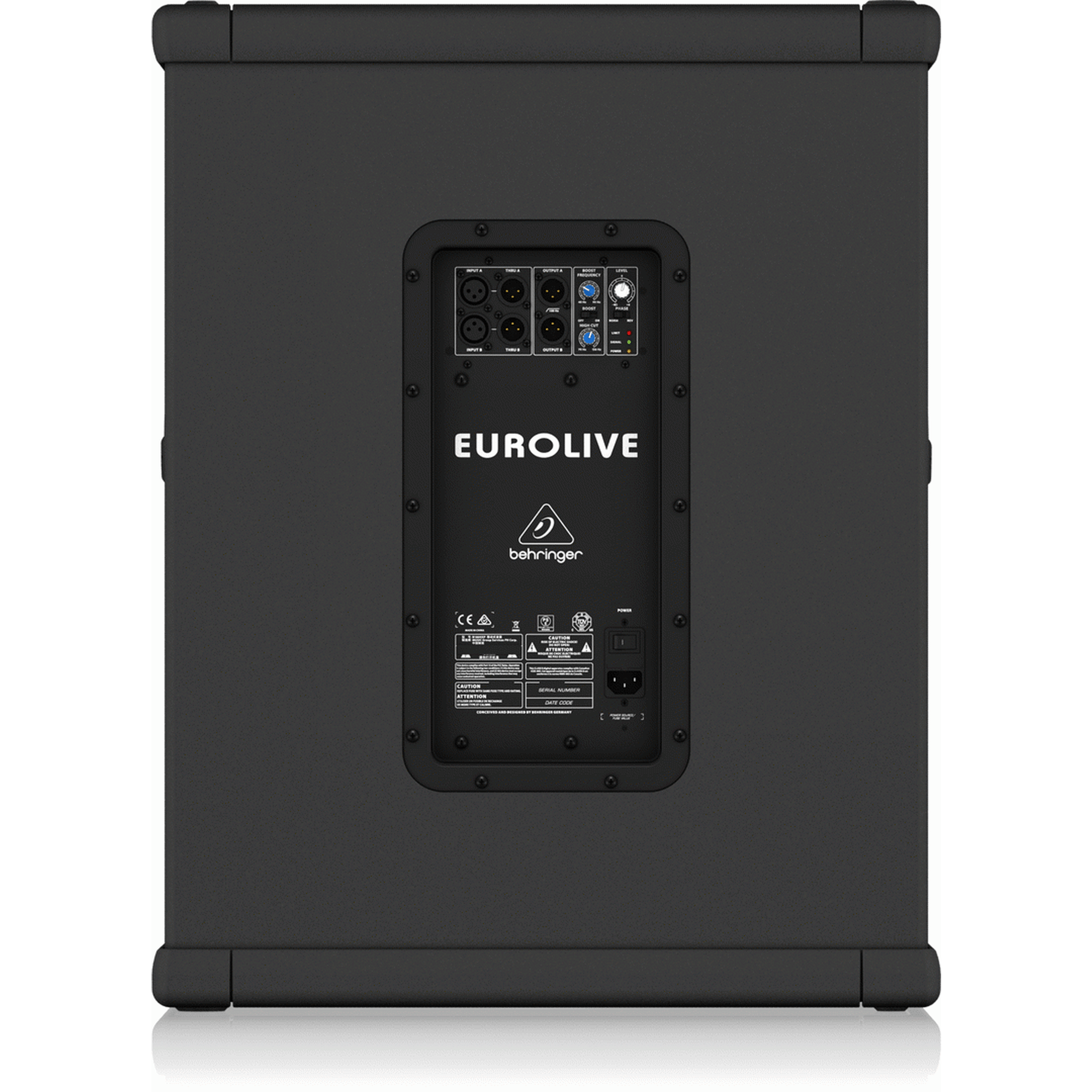 Behringer Eurolive B1800XP 18-Inch Powered Subwoofer - High Power Bass Speaker for DJ, Live Music & Home Theater Systems