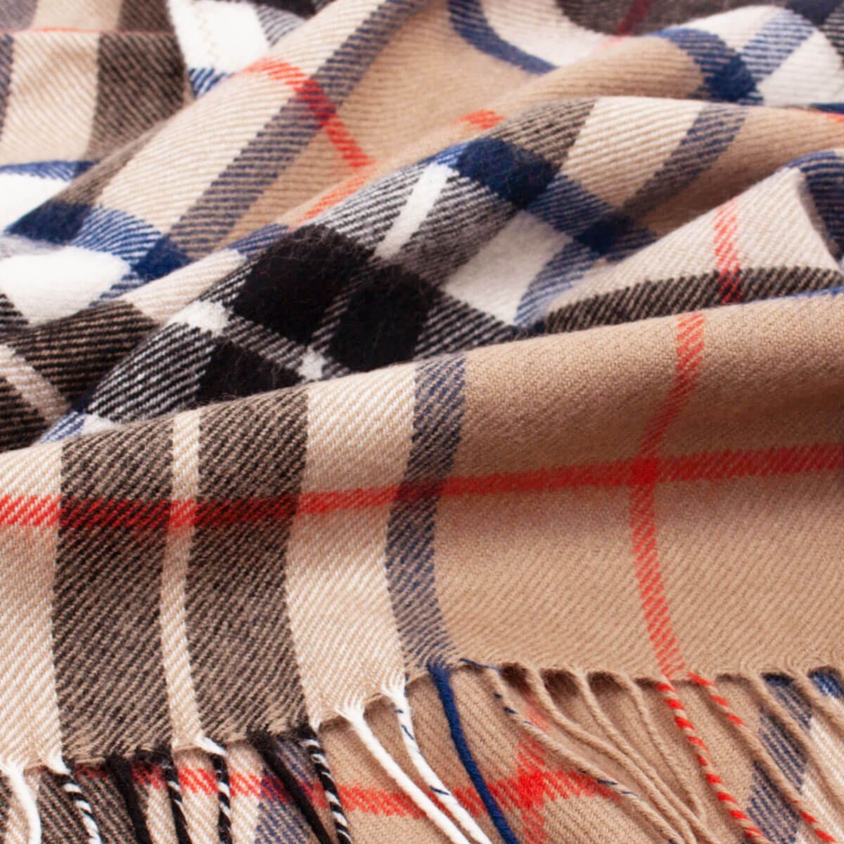 Georgia Thomson Camel Lambswool Poncho - Soft & Warm Women's Shawl Wrap - Perfect for Fall, Winter & Outdoor Activities