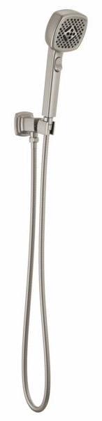 Brizo 88867 NK 1.75 GPM Wall Mount Hand Shower - 4 Spray Settings, Luxe Nickel Finish - Perfect for Bathroom, Spa & Relaxation
