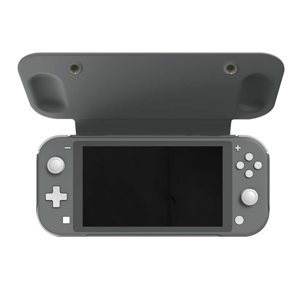 Nintendo Switch Lite Flip Cover Case - Protective Gray Shell for Nintendo Switch Lite - Perfect for Travel, Gaming On-The-Go & Everyday Protection