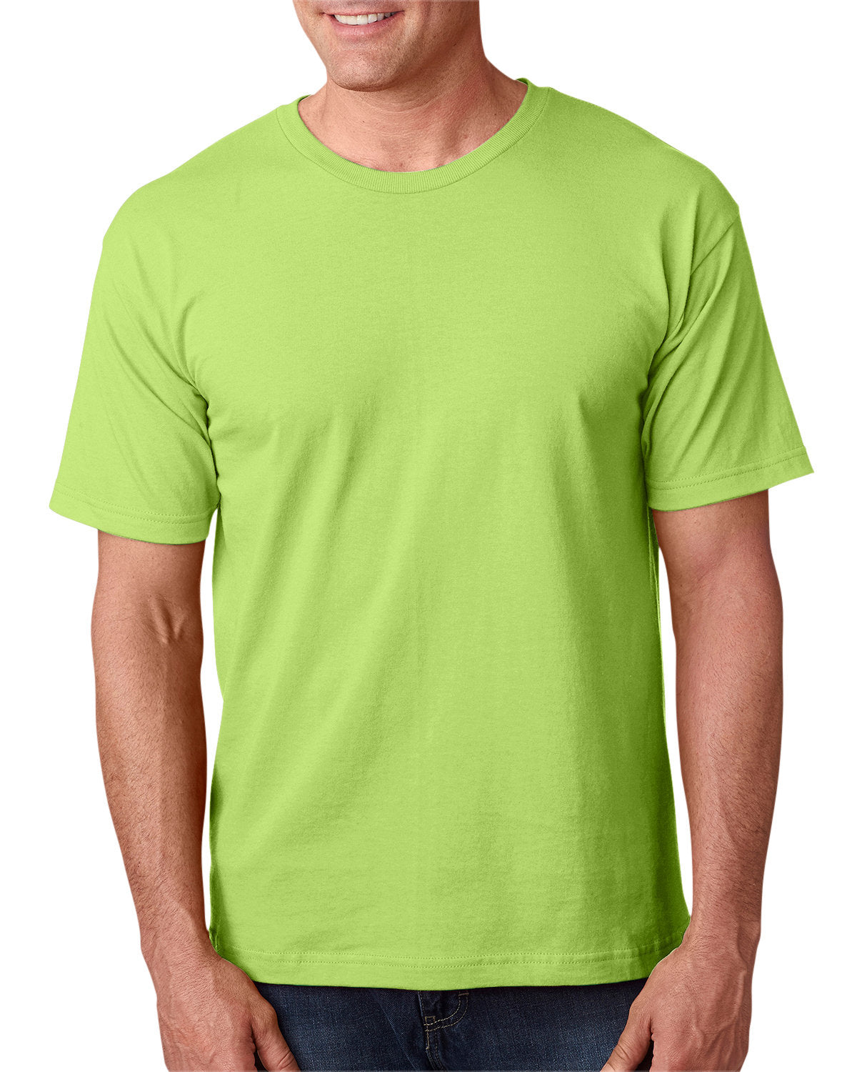 Bayside BA5040 Men's 100% Cotton T-Shirt 5.4 oz - Soft Comfortable Crew Neck Tee for Casual Wear, Gym & Everyday Use
