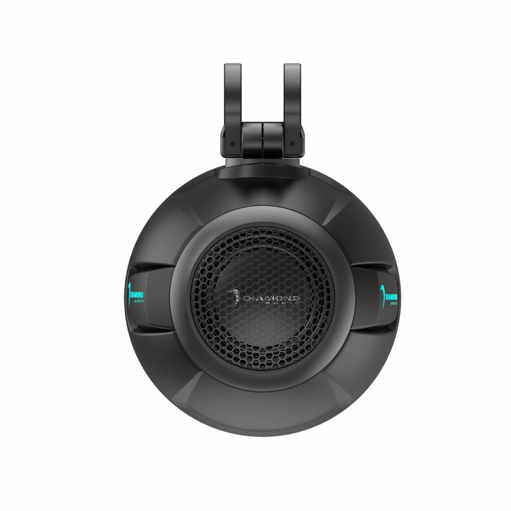Diamond Audio POD8F4B 700W Peak (350W RMS) 8 Inch 2-Way Marine Tower Speaker Pod - Waterproof Boat Speakers for Outdoor Boating, Pool Parties & Marine Audio Systems