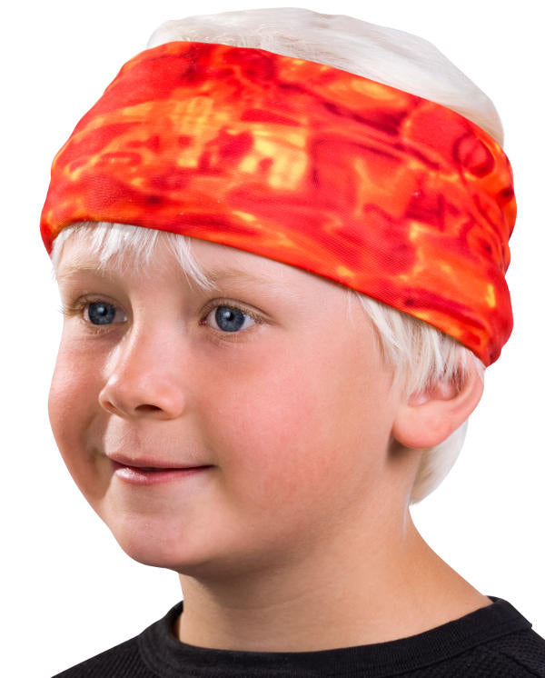 UPF 50+ Kids Reusable Sun Protection Face Mask & Neck Gaiter - Breathable UV Protection for Outdoor Activities, Hiking, Beach & School | Aqua Design
