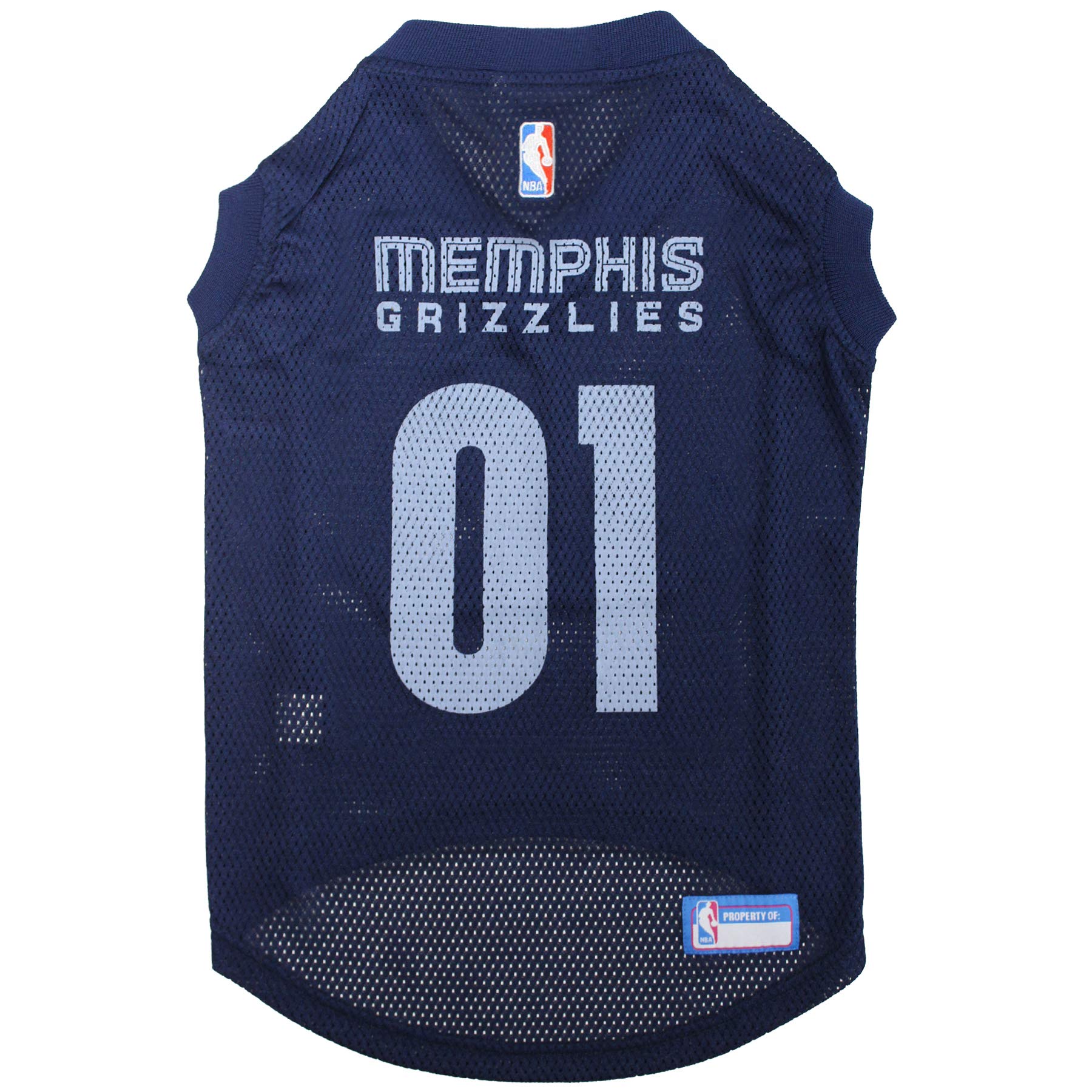 NBA Memphis Grizzlies Dog Jersey - X-Small Pet Tank Top Basketball Jersey for Dogs | Perfect for Game Day, Pet Costume Parties & Fan Photos