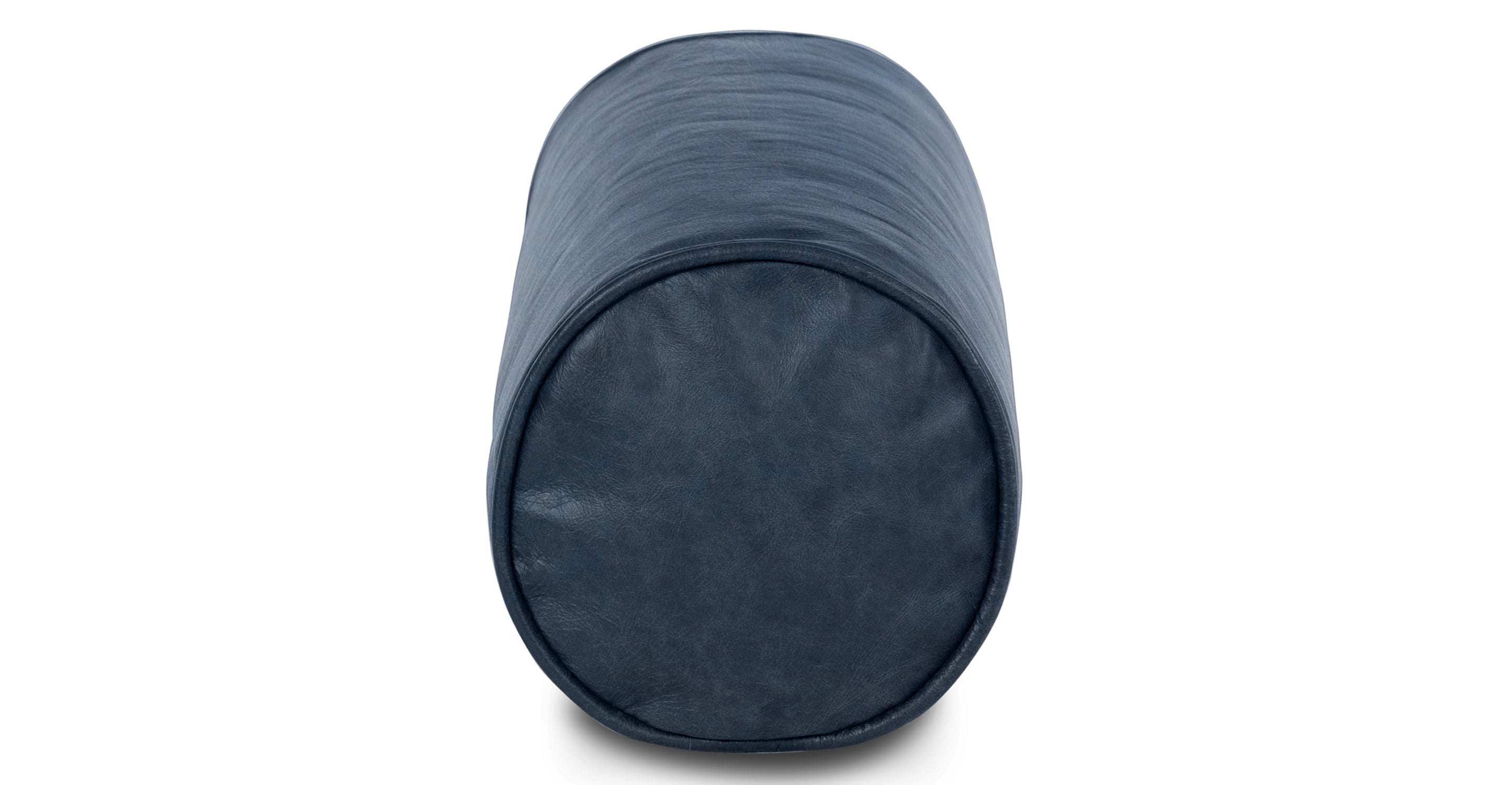 Premium Napa Leather Bolster Pillow Set - Luxury Sofa Cushions for Living Room, Bedroom & Office Decor (Set of 2) - Perfect for Home Styling, Reading Nook & Relaxation