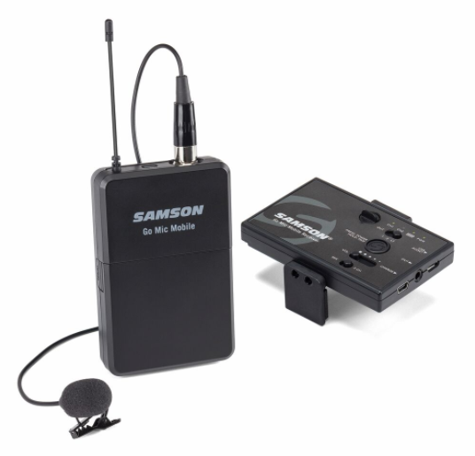 Go Mic Pro - Wireless Lavalier Microphone System for Smartphones, DSLR & YouTube - Perfect for Vlogging, Interviews & Live Streaming
