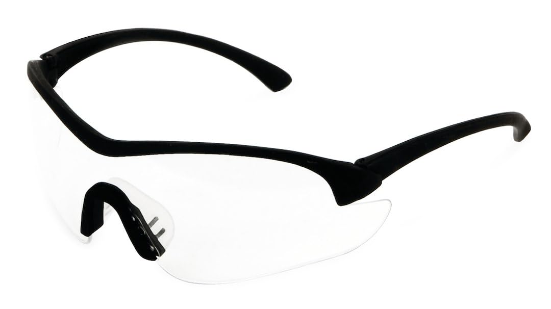 Performance Tool Wilmar W1032 Safety Glasses - ANSI Z87.1 Certified, Anti-Fog & Scratch Resistant for Construction, Woodworking & DIY Projects