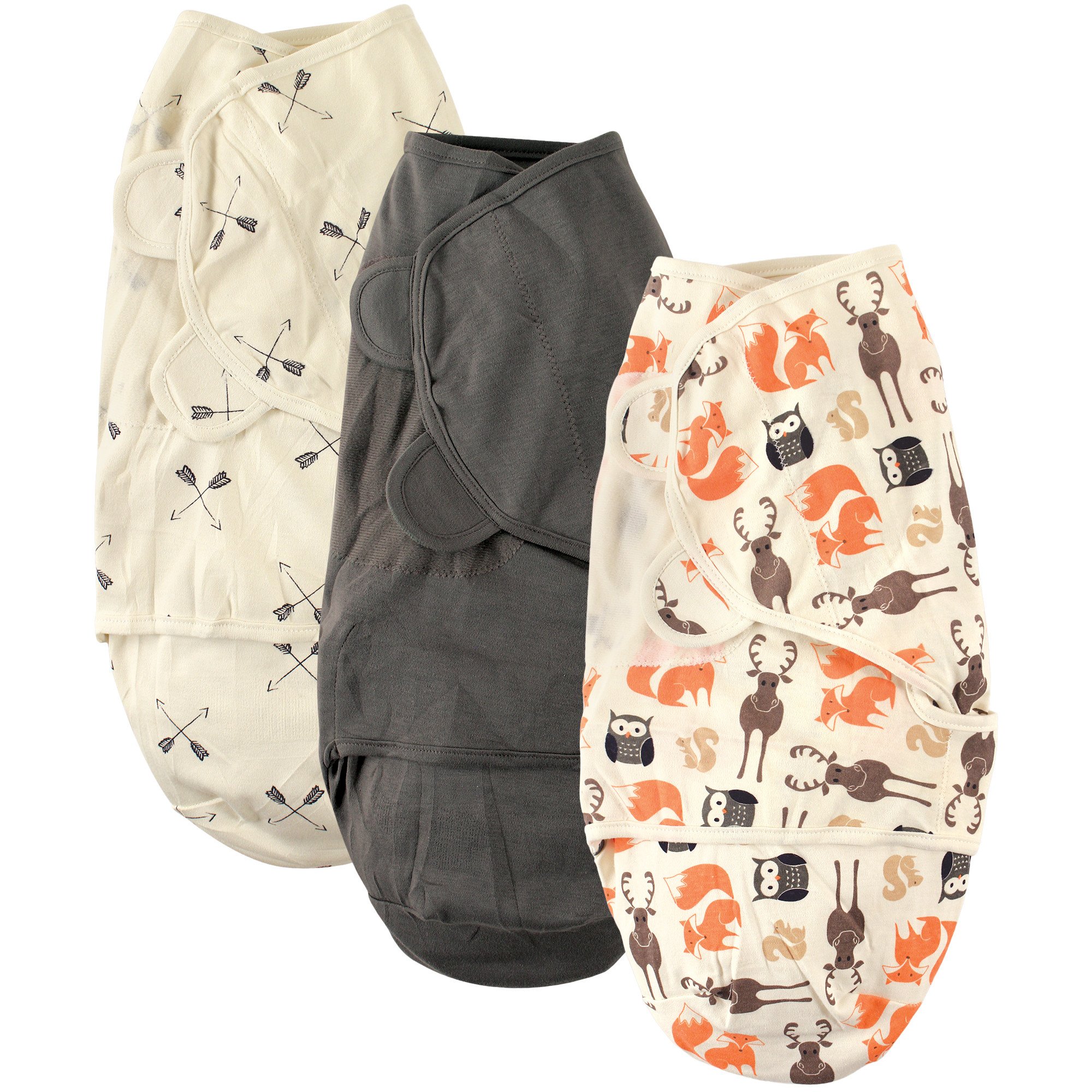 Hudson Baby Unisex Cotton Swaddle Wrap - Soft & Breathable Baby Swaddle Blanket for Newborns - Perfect for Sleeping, Swaddling & Comfort