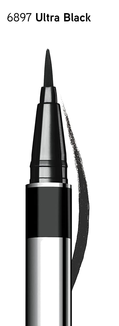 **Waterproof Volumizing Black Mascara with Soft Brush - Smudge Proof & Long Lasting Liquid Eyelash Mascara + Black Eyeliner Pen - Perfect for Daytime, Nighttime & Special Occasion Makeup**