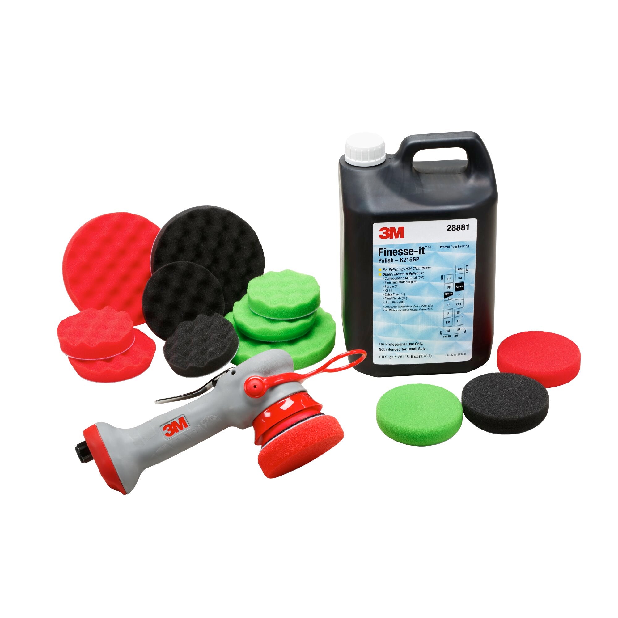 3M 28333 Hookit Buffing Pad - 3 Inch Diameter for Car Polishing & Paint Restoration - Perfect for Auto Detailing & Surface Finishing