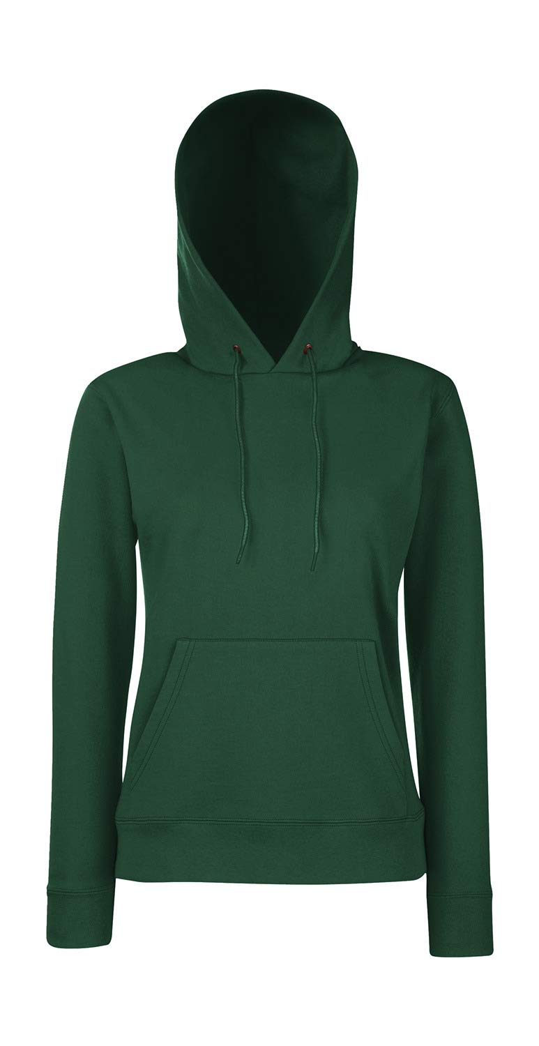Fruit of the Loom Women's Lady-Fit Hooded Sweatshirt - Soft Fleece Pullover Hoodie for Women, Opaque & Comfortable - Perfect for Casual Wear, Lounging & Outdoor Activities