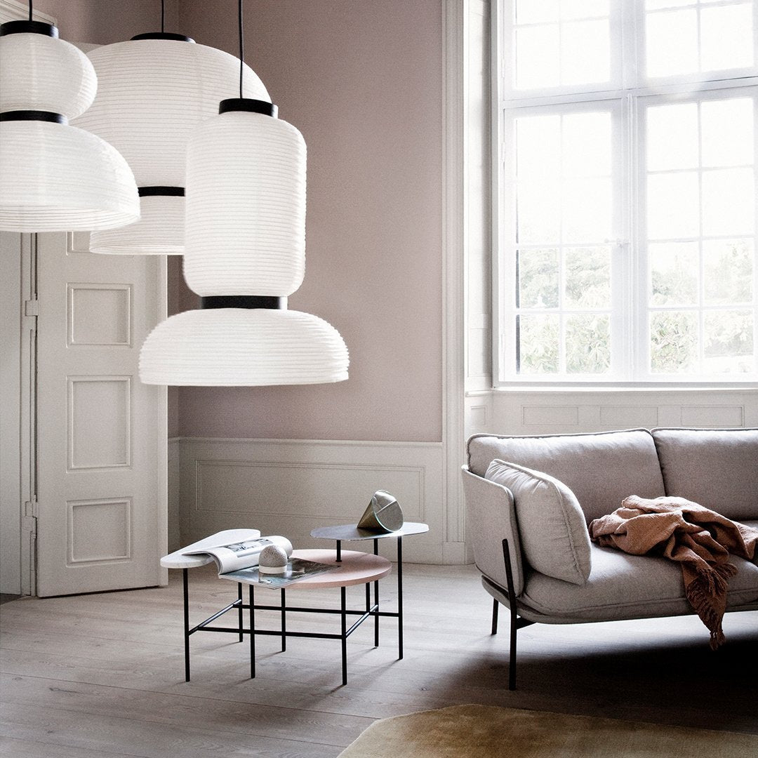 Formakami JH5 Pendant Light - Modern Paper Pendant Lamp for Dining Room, Living Room & Bedroom Lighting - Scandinavian Style Hanging Light Fixture