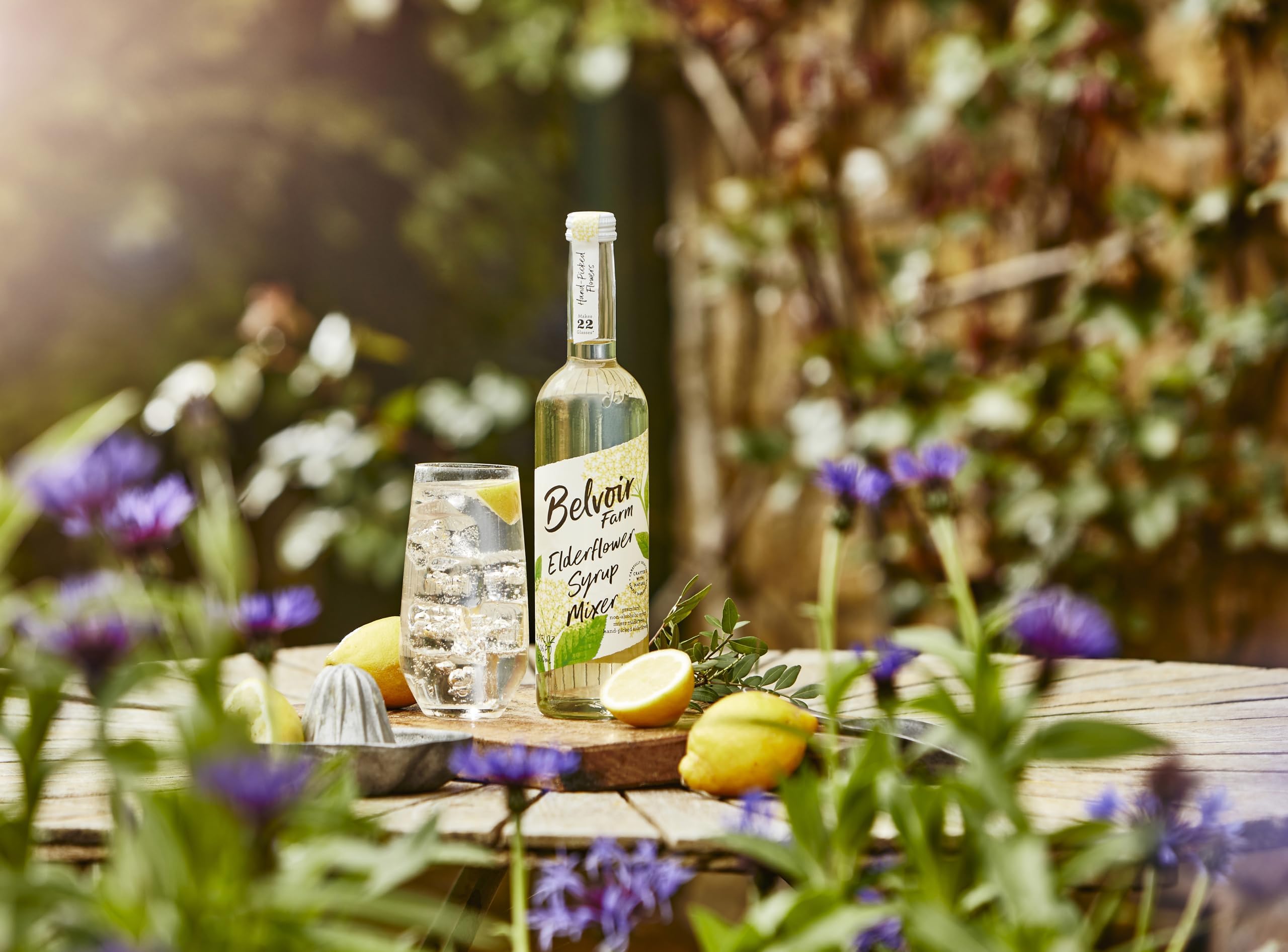 Belvoir Fruit Farm Elderflower Cordial 500ml | Premium British Elderflower Drink | Perfect for Cocktails, Mocktails & Summer Refreshments