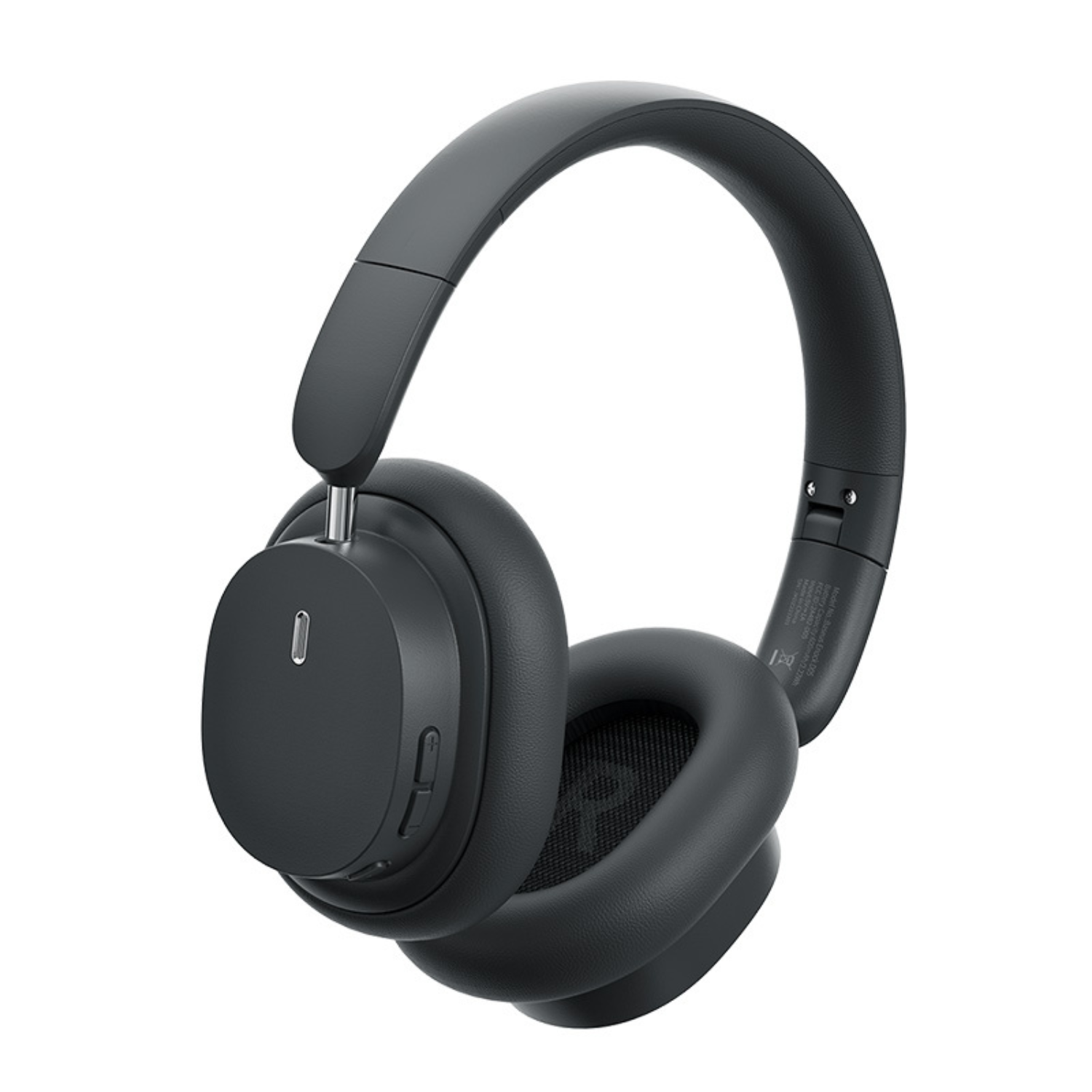 Baseus Bowie D05 Wireless Headphones - Bluetooth 5.0, Hi-Fi Stereo Sound, 30H Playtime, Lightweight Over-Ear Design (Gray) - Perfect for Work, Travel & Gaming