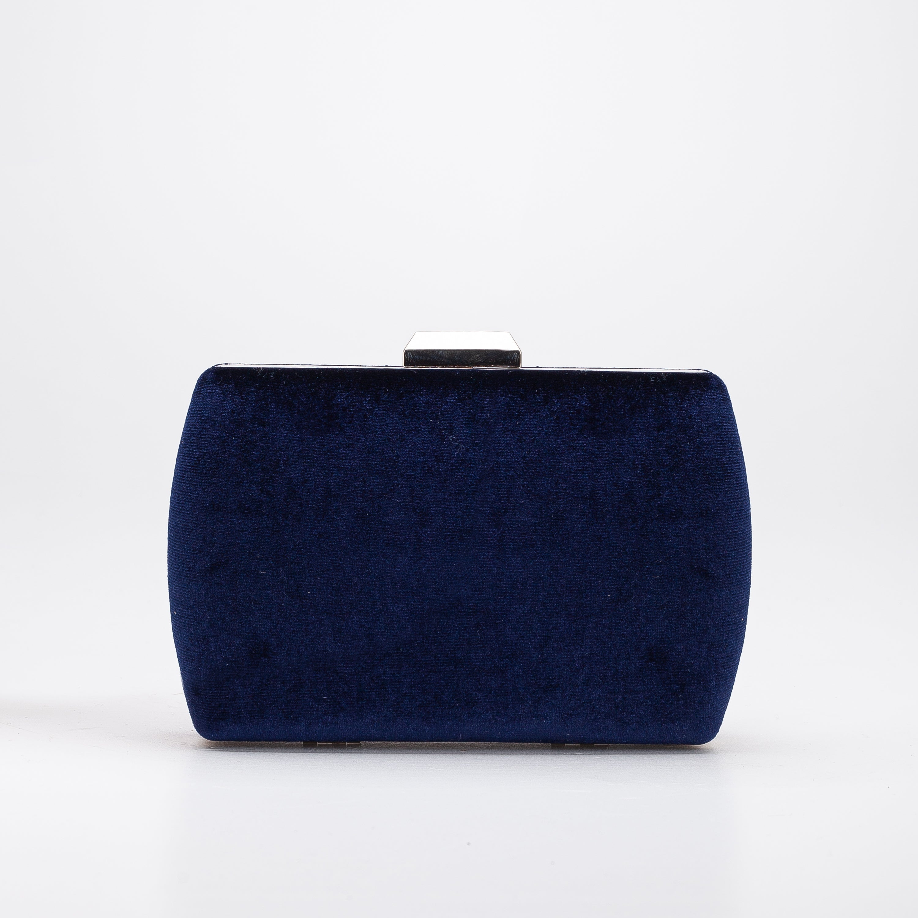 Francisca Blue Velvet Clutch Bag for Women - Elegant Evening Purse for Parties, Weddings & Special Occasions