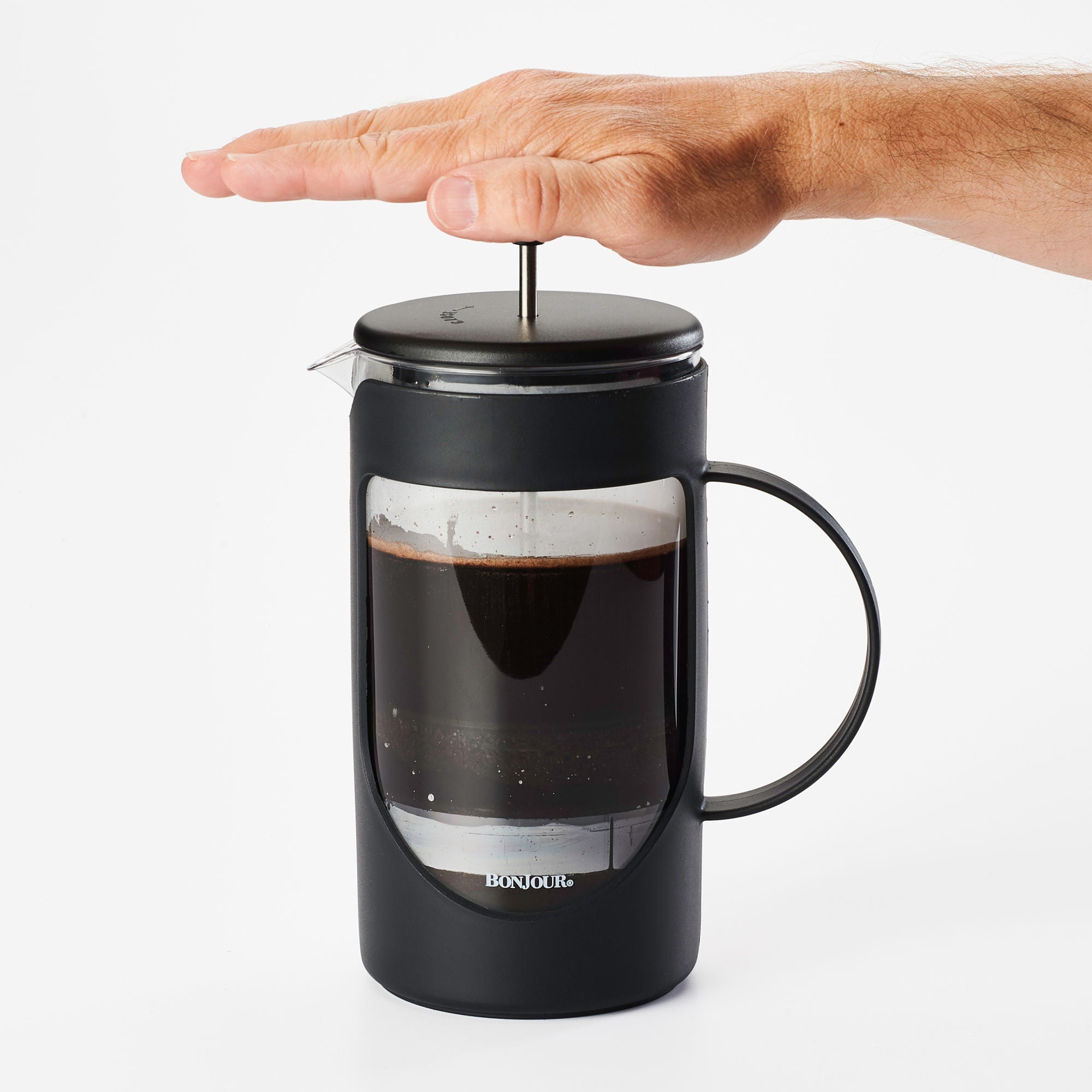 Stainless Steel 40oz French Press Coffee Maker - Unbreakable Design with Lock & Toss™ Filter - Perfect for Home, Office & Camping Use