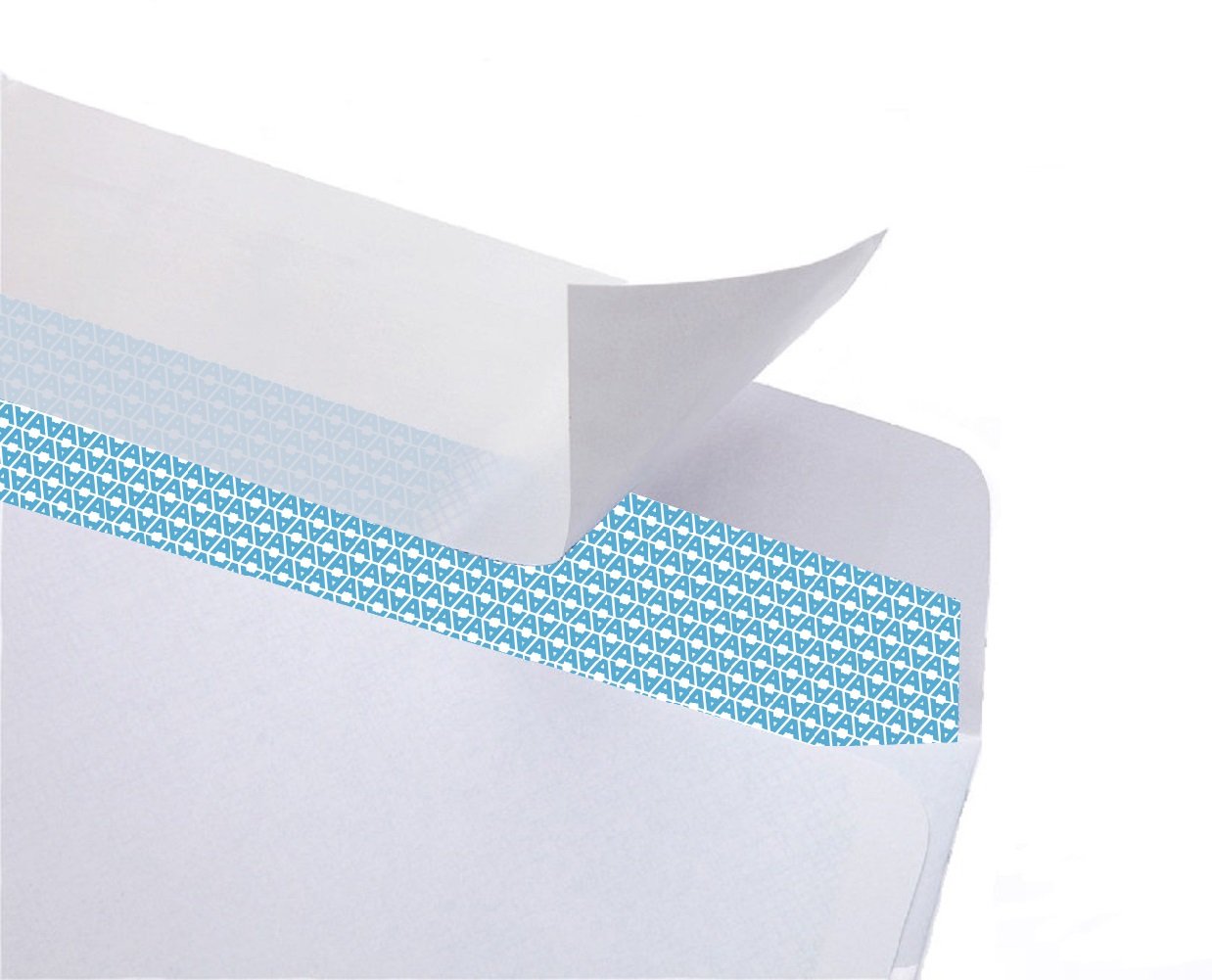 Aimoh #10 Security Tinted Self-Seal Envelopes - No Window - 4-1/8 x 9-1/2 Inches - 24lb White Paper - 2400 Envelopes per Case (24 Packs) - Ideal for Mailing Checks, Legal Documents & Confidential Business Correspondence