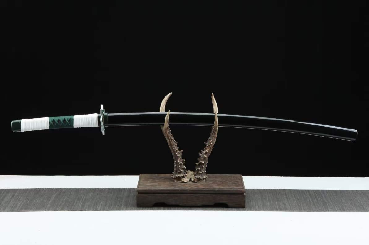 Authentic Samurai Katana Sword - Hand-Forged Medium Carbon Steel Blade - Real Ghost Katana for Martial Arts, Cosplay & Collectors - Perfect for Training, Display & Japanese Culture Enthusiasts