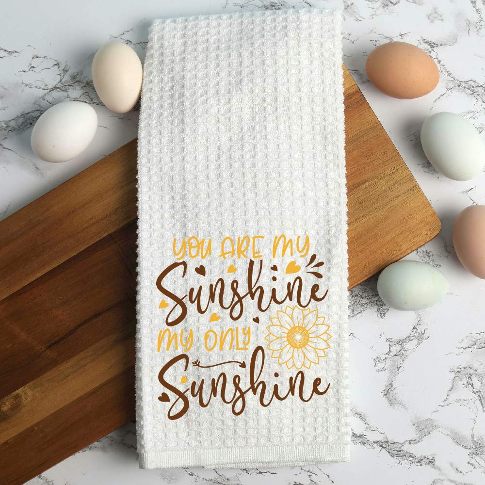 You Are My Sunshine Dish Towel - Kitchen Decor & Gift Idea