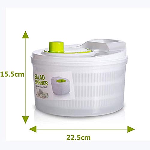 Large Salad Spinner with Bowl - Tomato Slicer & Lemon Cutter - Kitchen Tool for Fresh Salads