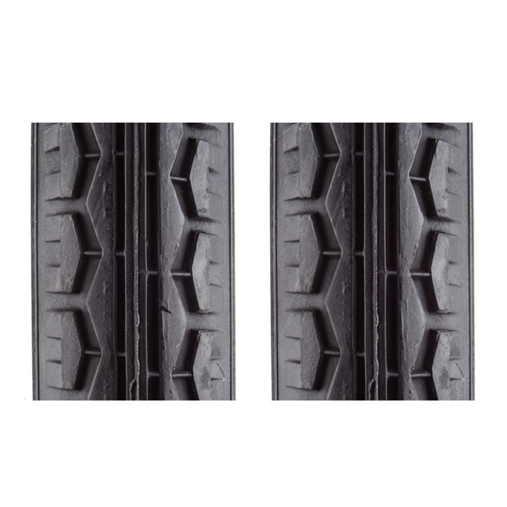 Sunlite K123 Hybrid Bike Tires 26 x 1.75 - Street & MTB Black Tires Pair for Urban Commuting & Trail Riding