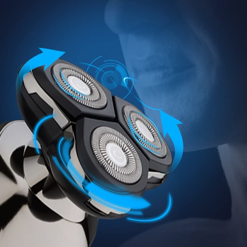 Bald Head Shaver for Men - Electric Shaver & Trimmer with USB Charging, Waterproof Design - Perfect for Travel, Gym & Daily Shaving (Color: A)