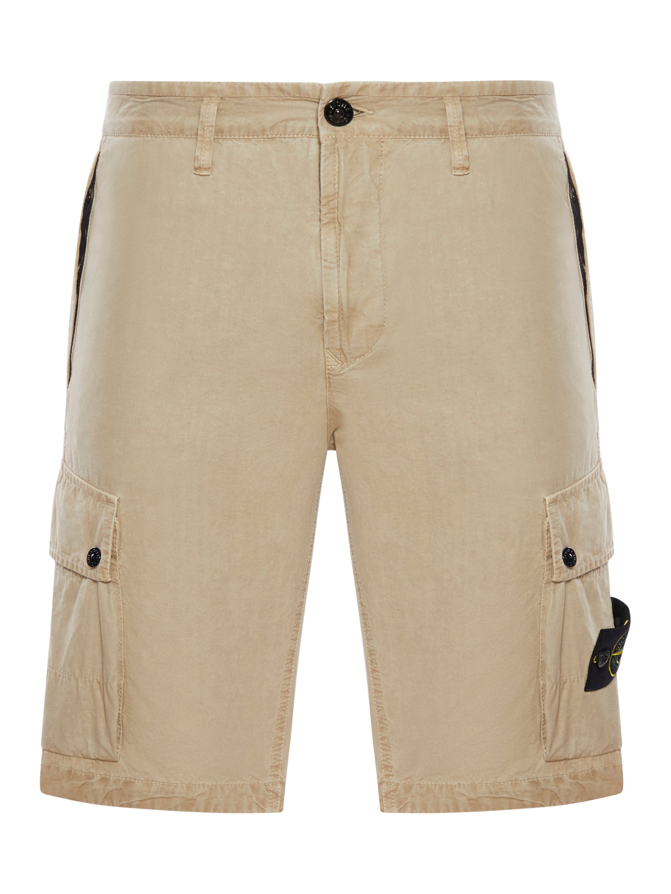 Stone Island Bermuda Slim Shorts - Nude Neutrals K1S15L100011S00Wa V019 Desert | Lightweight & Stylish for Summer Outings, Beach Trips & Casual Wear