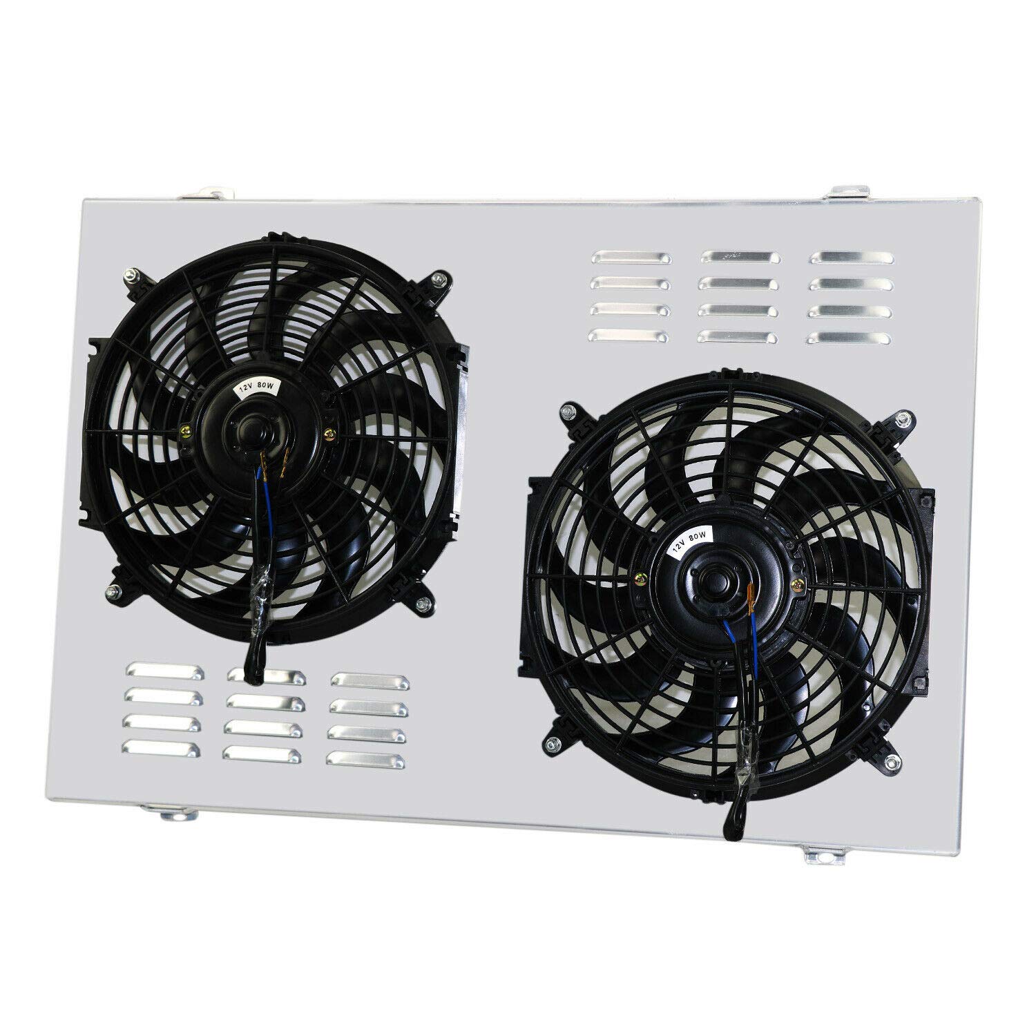 ALLOYWORKS Performance Shroud Fans for 1982-1992 Chevrolet Camaro V6/V8 & Pontiac Firebird 5.0L/3.1L V6/V8 Engines - High-Cooling Efficiency for Hot Weather & Track Racing
