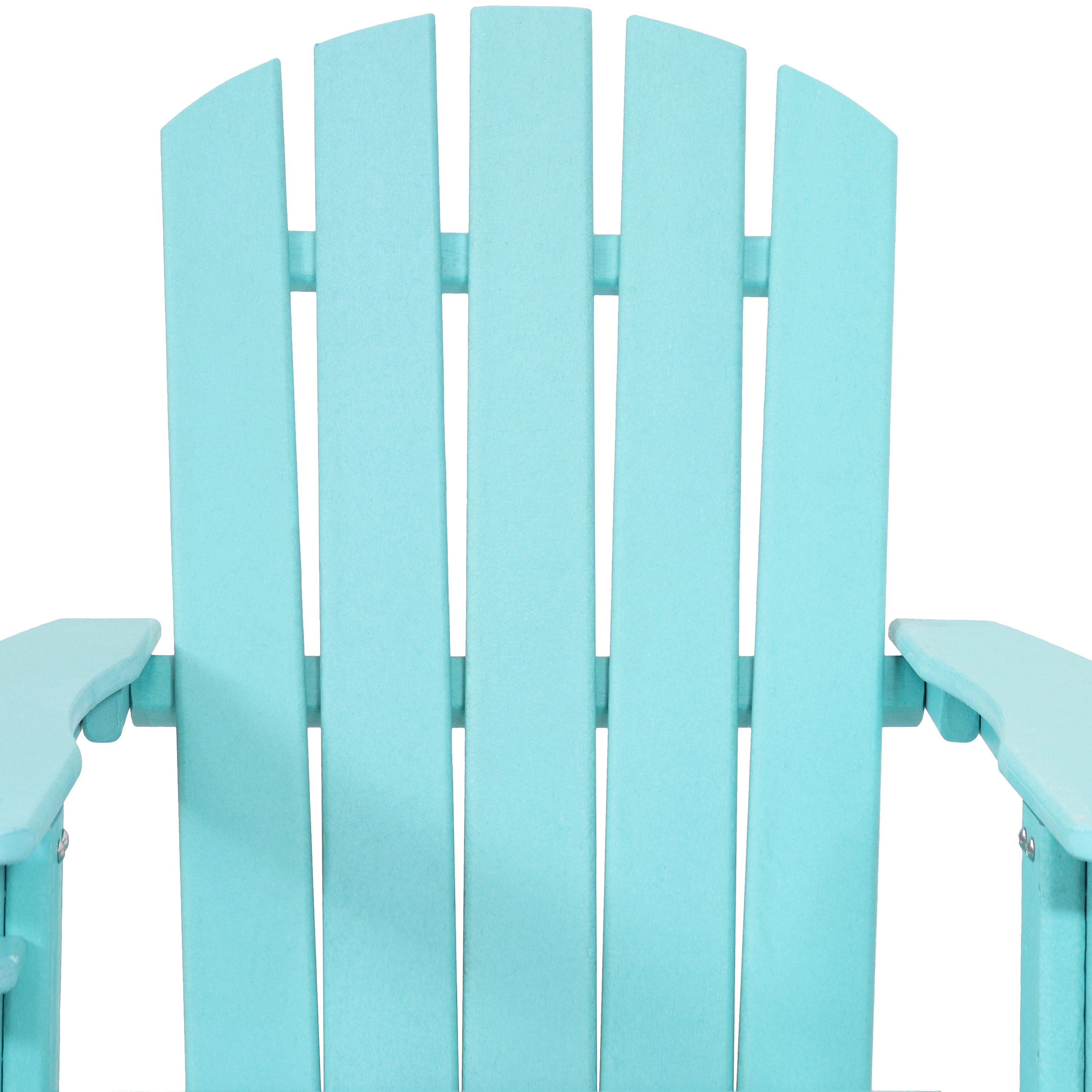 Premium Sunnydaze All-Weather Outdoor Adirondack Chairs with Cup Holders - Set of 2 Patio Chairs for Backyard, Garden, Poolside & Deck Relaxation