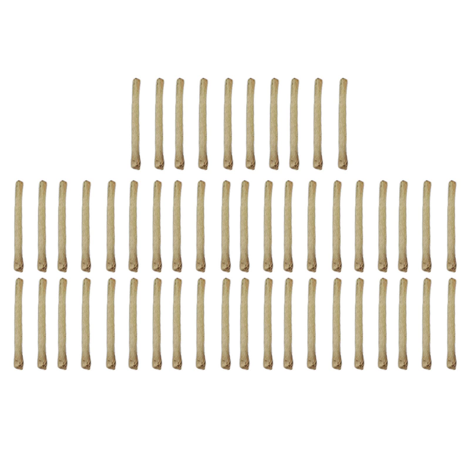 50pcs Tea Stem Stud Earrings - Natural Tea Rod Ear Hole Care Sticks for Women, Slim & Portable Ear Hole Expanders for Piercing Aftercare (Perfect for Daily Wear, Travel & Piercing Healing)